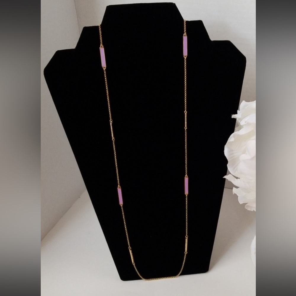 Kate Spade Lilac bar necklace